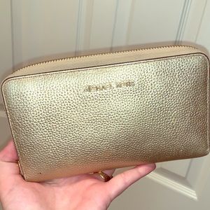 Michael Kors gold wallet